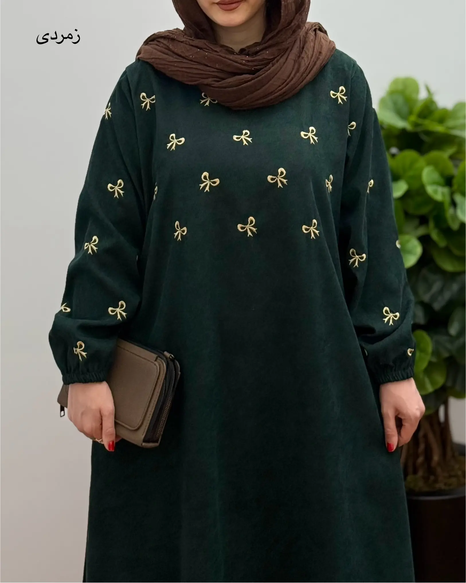 پیراهن مانتویی پاپیون ۱